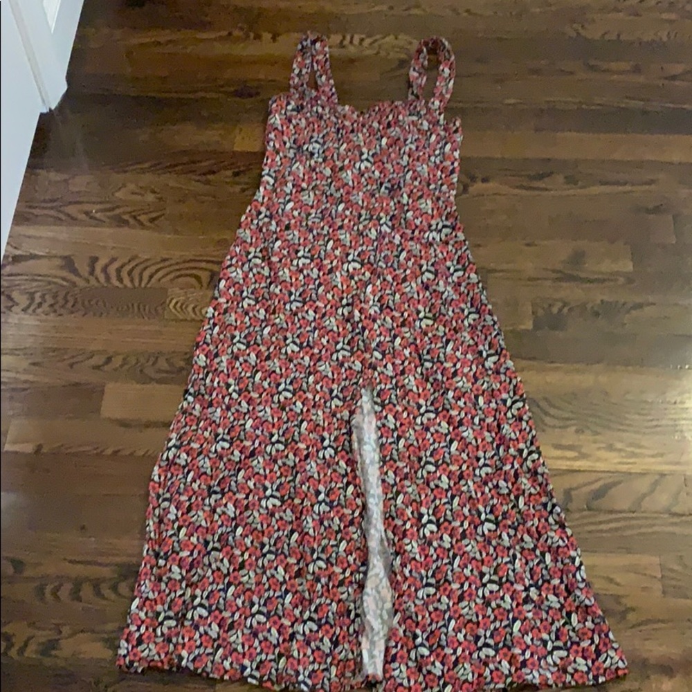 Zara floral maxi dress